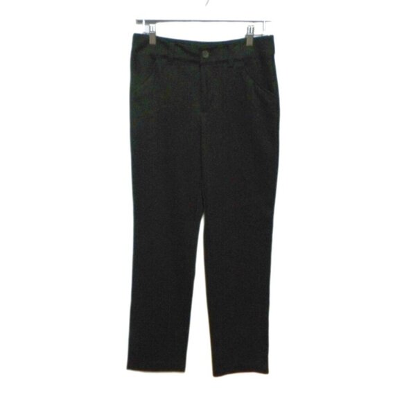 TIME AND TRU black stretch pants high rise straight leg inseam 29" women's 10 P - Picture 1 of 3